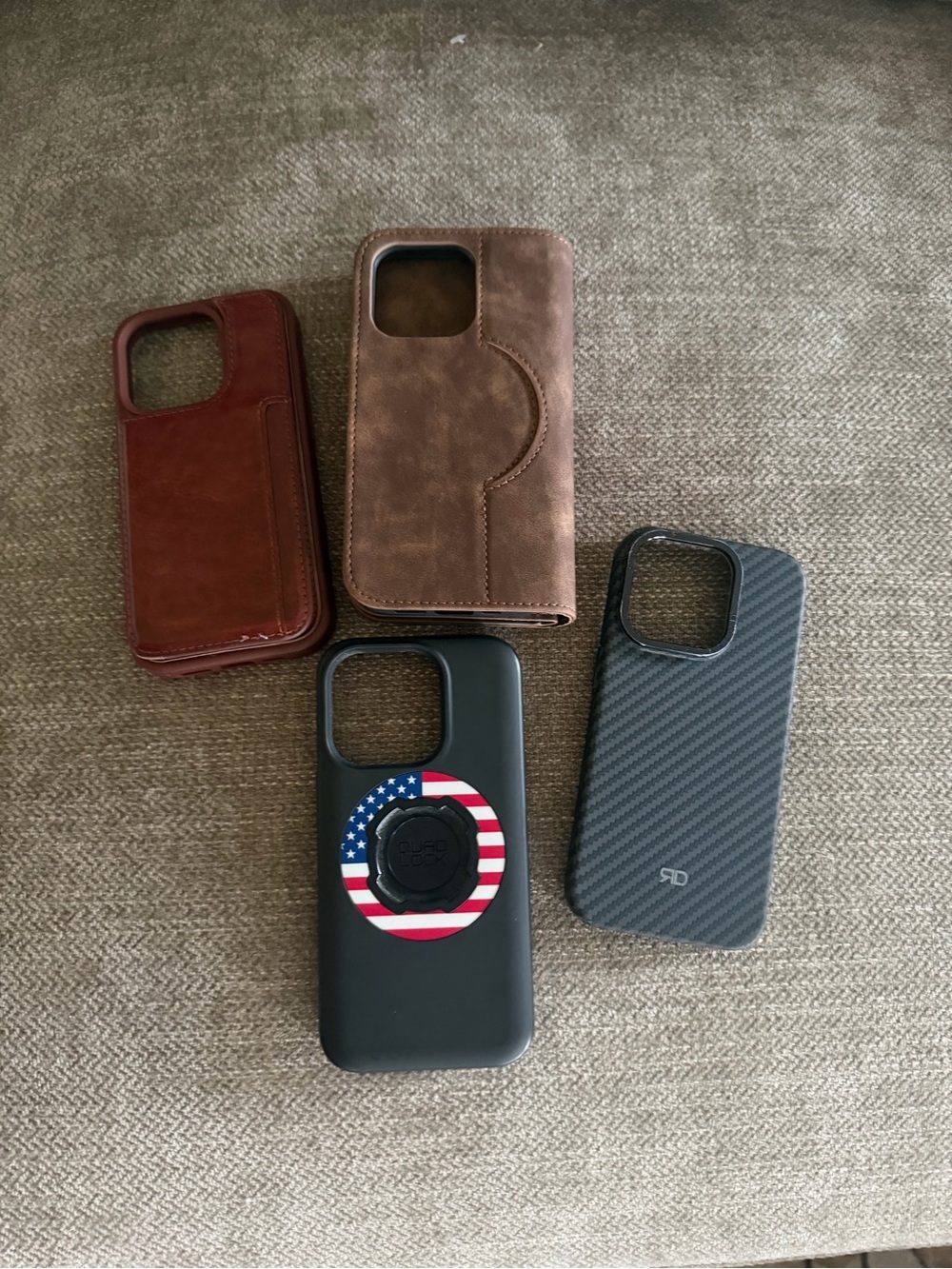 iPhone 15 Pro cases PREOWNED quad lock